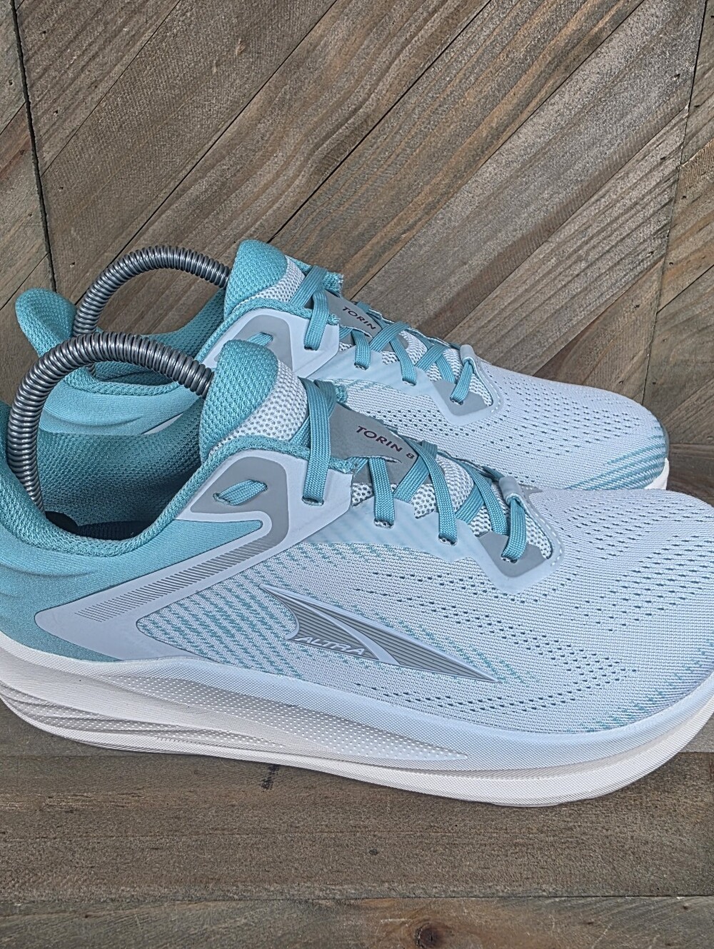 Altra Torin 8 Shoes Womens Athletic Running Shoes Size 8 D Wide Blue Green